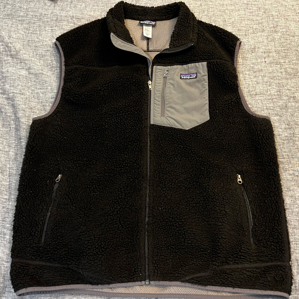 Patagonia Classic Retro-X Sherpa Fleece Zippered Vest